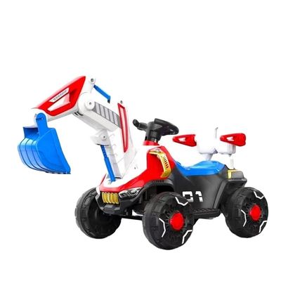 LEDヘッドライトとダイナミック・ミュージック 青色の子供のための建設トラック車