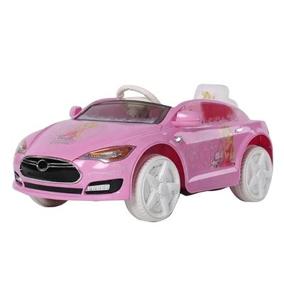 6V電動車 LEDフロントライト付き 2人座 3歳から8歳の子供に最適
