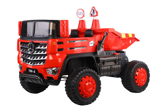 2 席 電動 玩具 乗車 建設 トラック 車 子供 2歳から12歳