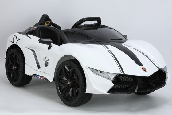 ユニセックス エレクトリック キッズ トイ ダブルドア LEDライト 四輪 レース 乗車 113X66X47cm