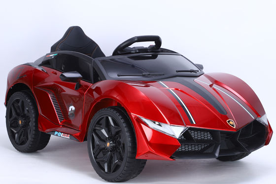 ユニセックス エレクトリック キッズ トイ ダブルドア LEDライト 四輪 レース 乗車 113X66X47cm