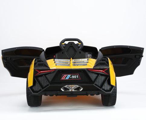 ユニセックス エレクトリック キッズ トイ ダブルドア LEDライト 四輪 レース 乗車 113X66X47cm