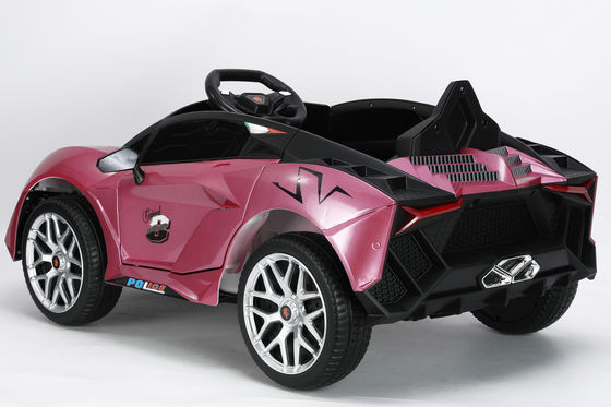 ユニセックス エレクトリック キッズ トイ ダブルドア LEDライト 四輪 レース 乗車 113X66X47cm