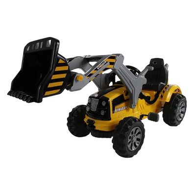 リモコン 電気 トラック 子供向け ホット 6V 12V バッテリー駆動 掘削機の玩具に乗る