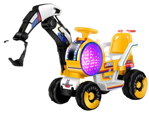 子供の電動玩具 バッテリー駆動砂掘り機 エンジニアリング 車に乗るPPプラスチック