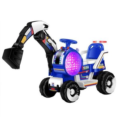 子供の電動玩具 バッテリー駆動砂掘り機 エンジニアリング 車に乗るPPプラスチック