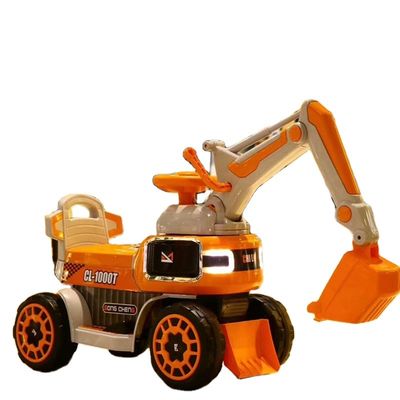 プラスチックの電動掘削機 子供用車玩具 2022年 プレゼント 2歳から4歳