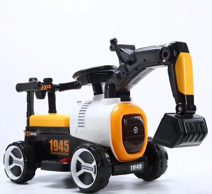 プラスチック キッズ 電動玩具 スライド 掘削機 子供用のミニ 建設トラックに乗る
