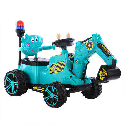 PP プラスチック型 子供用掘削機 電気工学 幼児用車に乗る