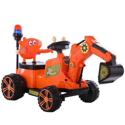 PP プラスチック型 子供用掘削機 電気工学 幼児用車に乗る
