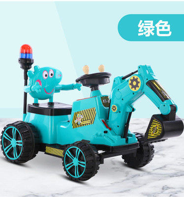 PP プラスチック型 子供用掘削機 電気工学 幼児用車に乗る