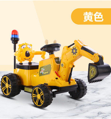 PP プラスチック型 子供用掘削機 電気工学 幼児用車に乗る