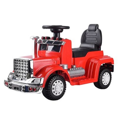 ユニセックス 子供 玩具 車 6v バッテリー トラック 音楽 車に乗る 座席の下の収納スペース