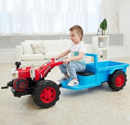 2022年 12v 電動 子供 車に乗る プラスチック トラクター 玩具 バッテリー 付属