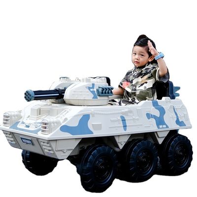 子供用電動玩具タンク 乗用用電動玩具タンク 12V 6X6 輪 PP プラスチックタイプ