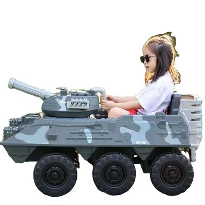 子供用電動玩具タンク 乗用用電動玩具タンク 12V 6X6 輪 PP プラスチックタイプ