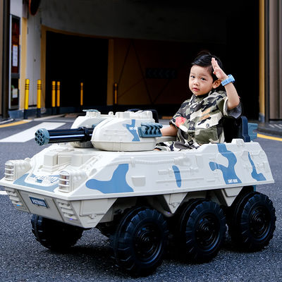 子供用電動玩具タンク 乗用用電動玩具タンク 12V 6X6 輪 PP プラスチックタイプ