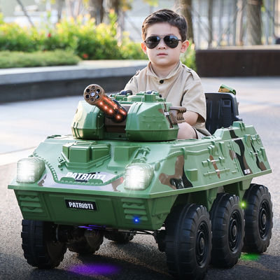 子供用電動玩具タンク 乗用用電動玩具タンク 12V 6X6 輪 PP プラスチックタイプ