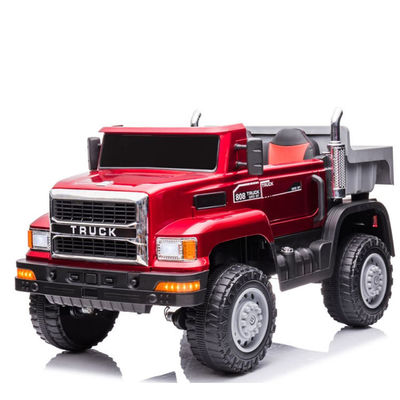12V ドライブ・オン・トラクター トラック 子供用車 プラスチック素材とエモット制御が含まれています