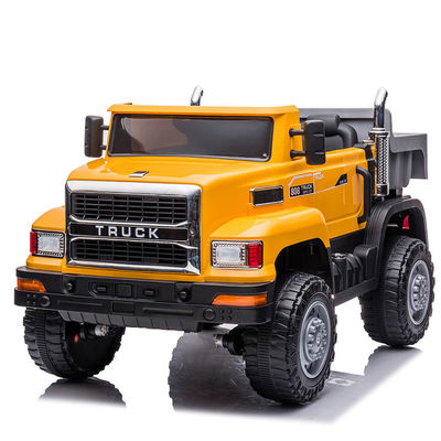 12V ドライブ・オン・トラクター トラック 子供用車 プラスチック素材とエモット制御が含まれています