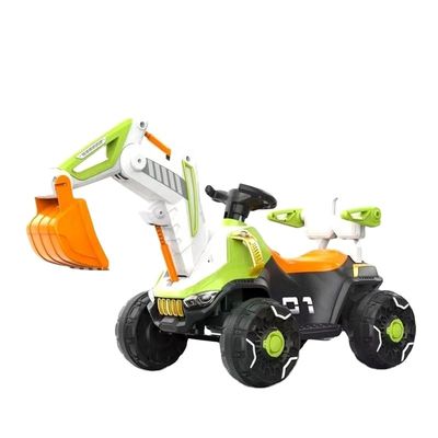 LEDヘッドライトとダイナミック・ミュージック 青色の子供のための建設トラック車
