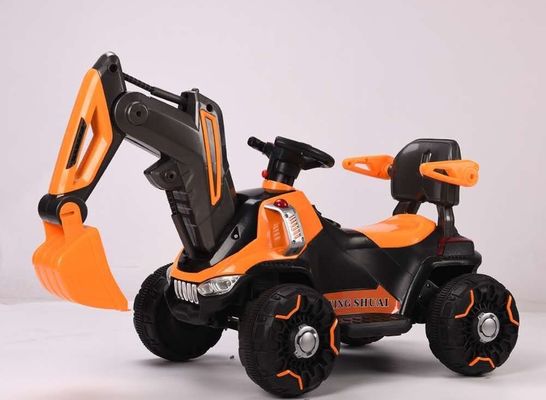 LEDヘッドライトとダイナミック・ミュージック 青色の子供のための建設トラック車