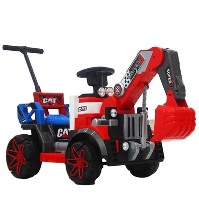 G.W. N.W 15KG/12KG LED カラフルヘッドライト 6v 全電動 建設トラック 子供用車