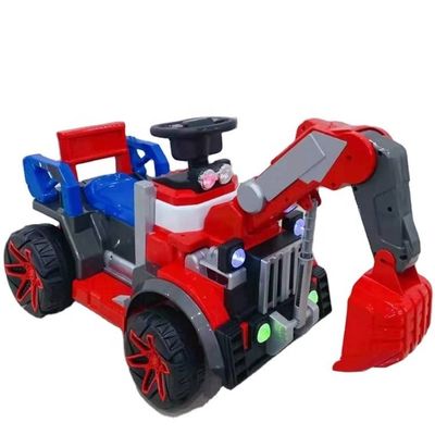Unisex 6v 全電動 乗車 建設 トラック 音楽付き 車 2023 PP プラスチック