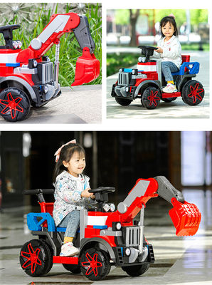 Unisex 6v 全電動 乗車 建設 トラック 音楽付き 車 2023 PP プラスチック