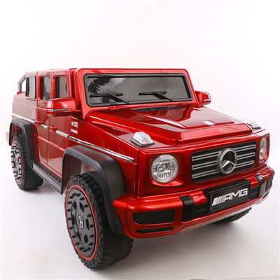 塗装なし 12V 電動 遠隔操作と革の座席の車に乗る