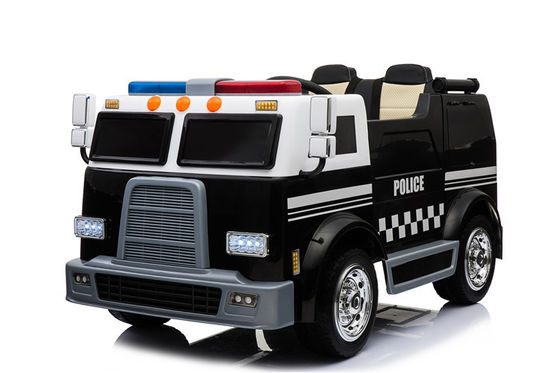 バッテリー 12V/24V 黒白 電動 乗用車 2人乗りの警察車 子供向け