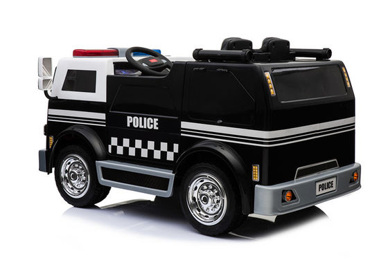 バッテリー 12V/24V 黒白 電動 乗用車 2人乗りの警察車 子供向け