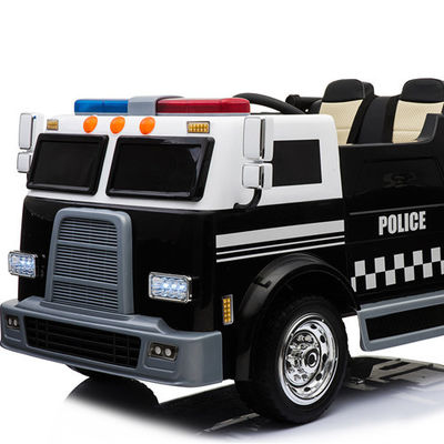 バッテリー 12V/24V 黒白 電動 乗用車 2人乗りの警察車 子供向け