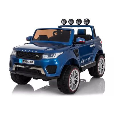 リモコン 12V モーター 4ホイール バッテリー駆動 キッズ 車に乗れ 幼児 青