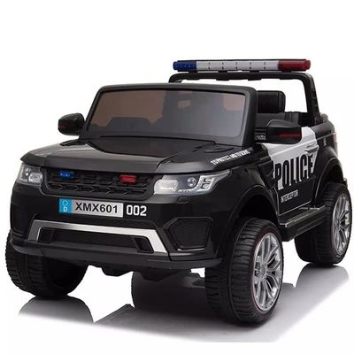 ブラック・ライド・オン・ベイビー 電気警察用SUV車 遠隔操作用 幼稚園用玩具