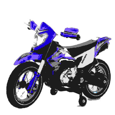 子供 6V 乗車 バイク 電気バイク PP プラスチック オレンジタイプ