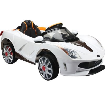 4輪 電気自動車の子供乗車 音楽とライト 赤 6V7AH*2
