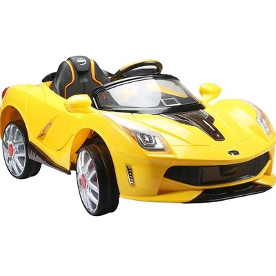 4輪 電気自動車の子供乗車 音楽とライト 赤 6V7AH*2