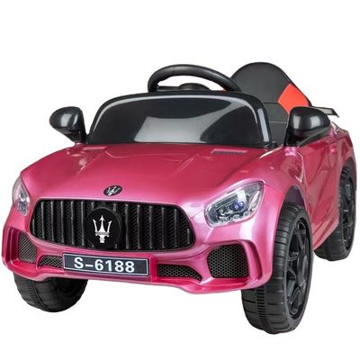 ピンク 双駆動 子供用おもちゃ車 リモコン 2023 6v 電動車に乗る
