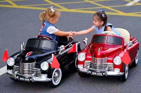 赤/黒色塗装 電気自動車 12V USB/MP3付き 子供用 赤ちゃん用 玩具車