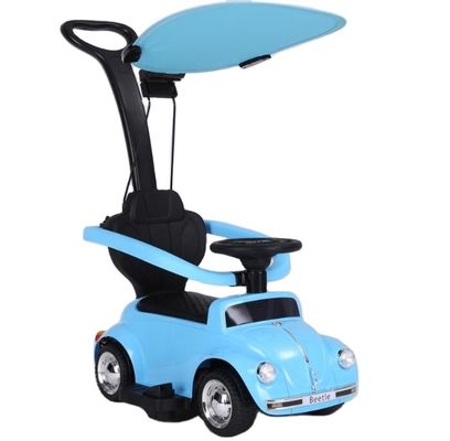 青色 6V 切断可能な電気プッシュウォーカー 車に乗る 子供向け 製品サイズ 80*41*92cm