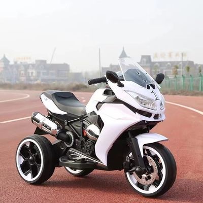 3~10歳 電気 赤 白 6v 3 輪 バッテリー 玩具車に乗る 子供用品