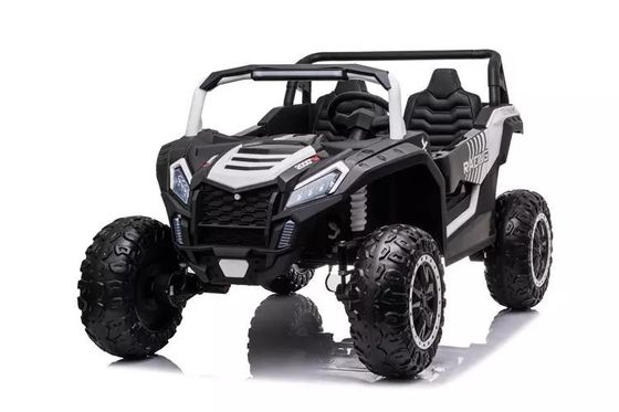555*2 モーター ホワイト 24V キッズ ライド・オン・カー 2022 再充電可能な電気UTV 2席