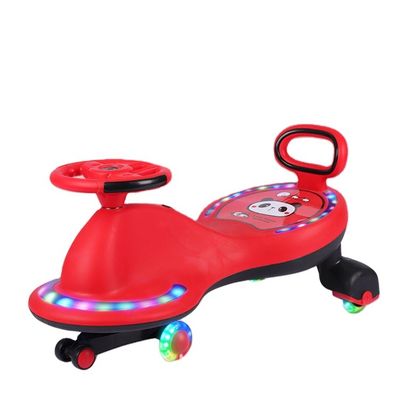 子供がスクーターに乗る 車 自転車 おもちゃ 音楽灯とPUサイレントホイール