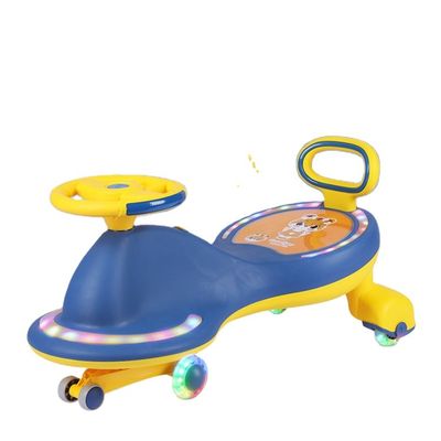 子供がスクーターに乗る 車 自転車 おもちゃ 音楽灯とPUサイレントホイール