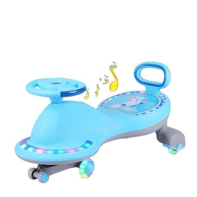 子供がスクーターに乗る 車 自転車 おもちゃ 音楽灯とPUサイレントホイール