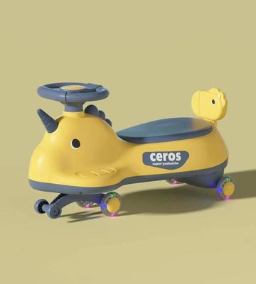 アンチ・ロールオーバー フラッシュ・ホイール・スイング・ライド・オン・スクーター 車用 子供用 カート サイズ 69*25*32cm