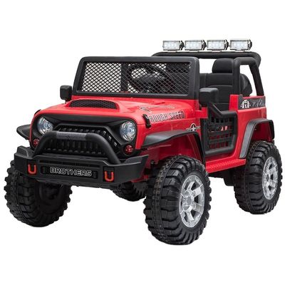スタイルのリモコン 12v 電動 キッズ 4X4 車のバッテリーに乗って屋外冒険