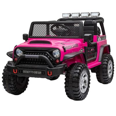 スタイルのリモコン 12v 電動 キッズ 4X4 車のバッテリーに乗って屋外冒険
