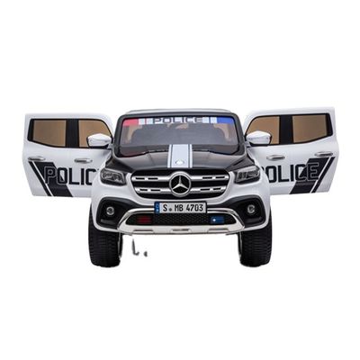 免許警察車 12V 子供 充電車 2.4G リモコン付き 本物の車 2人座